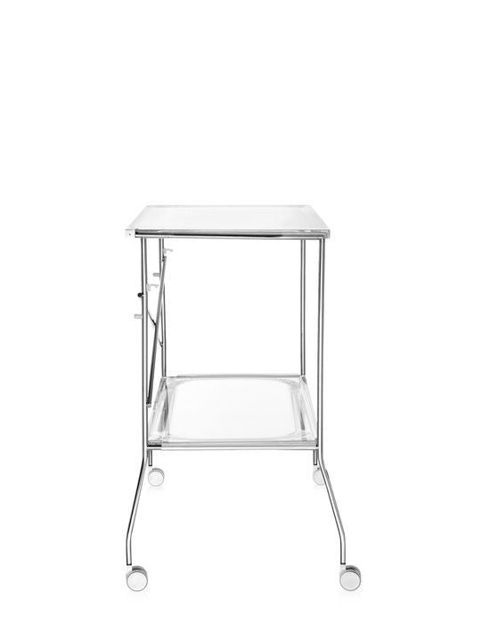 Flip folding tray