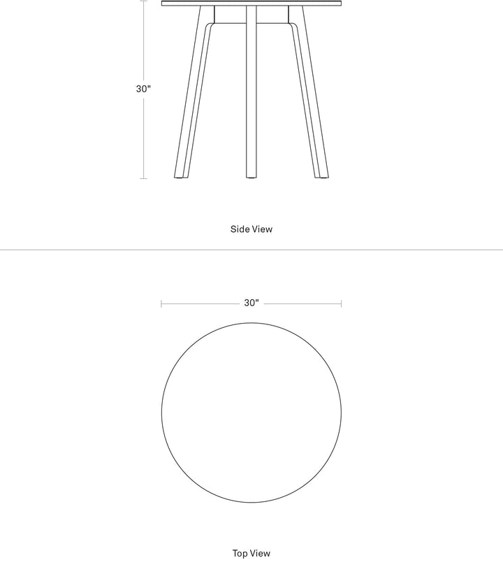 Apt 30" Round Café Table