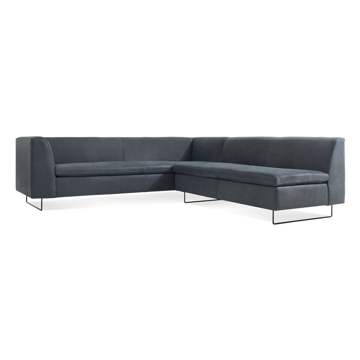 Bonnie & Clyde Leather Sectional Sofa