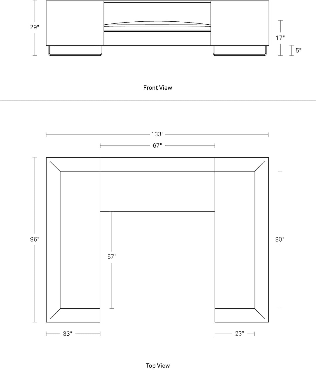 Bonnie & Clyde U-Shaped Sectional Sofa - new colours