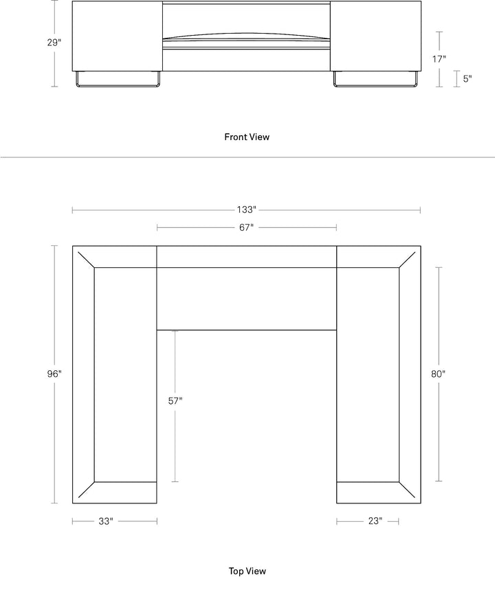 Bonnie & Clyde U-Shaped Sectional Sofa - new colours