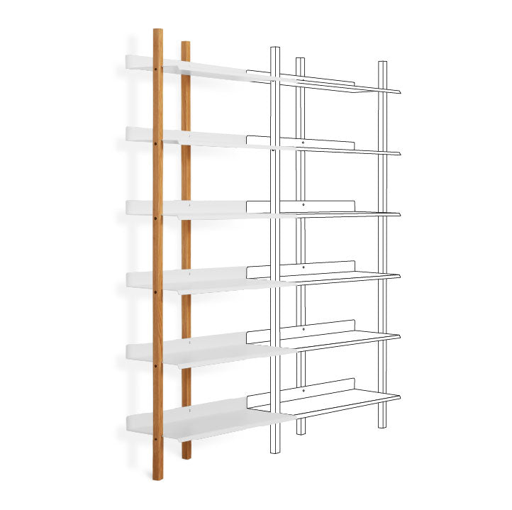 Browser Tall Add-on Bookcase