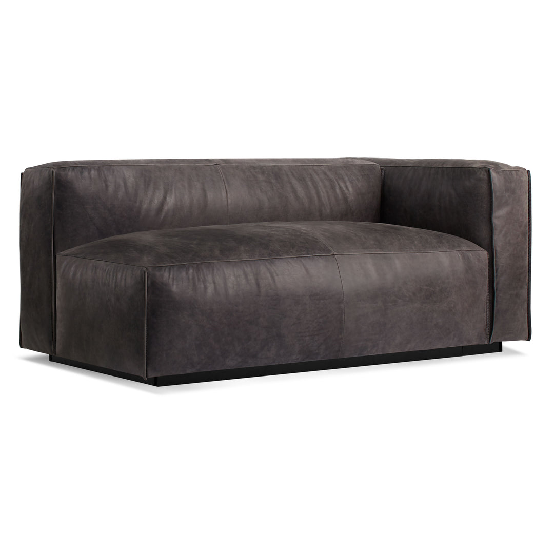 Cleon One Arm Leather Sofa