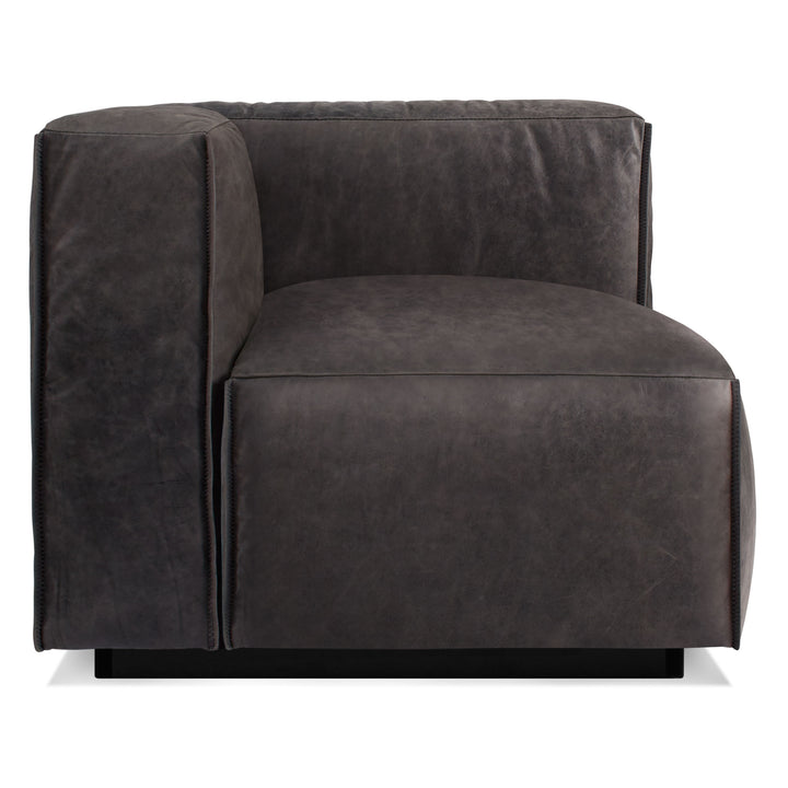 Cleon One Arm Leather Sofa