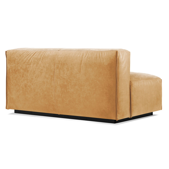 Cleon 56" Armless Leather Sofa