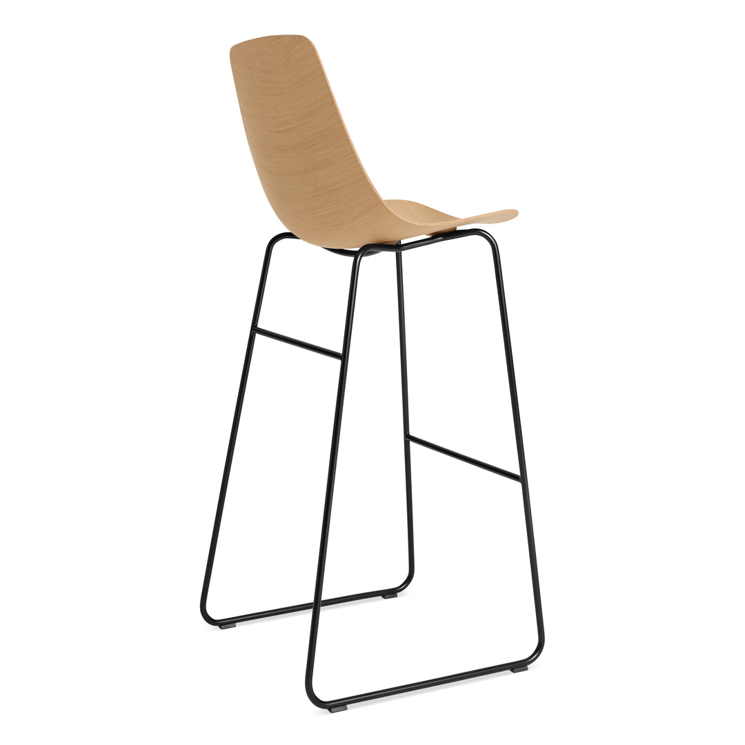 Clean Cut Barstool with Sled Leg