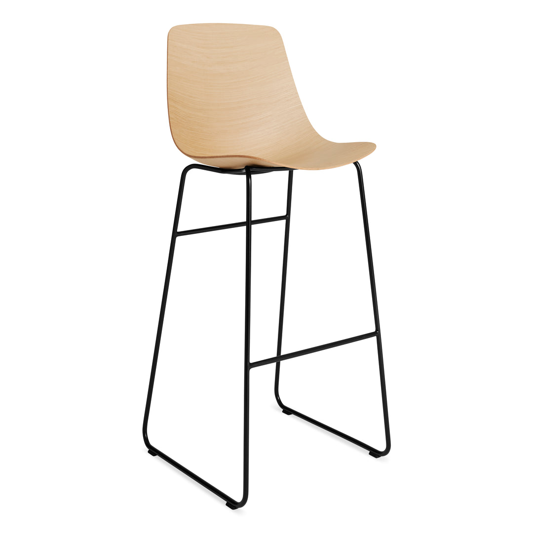 Clean Cut Barstool with Sled Leg