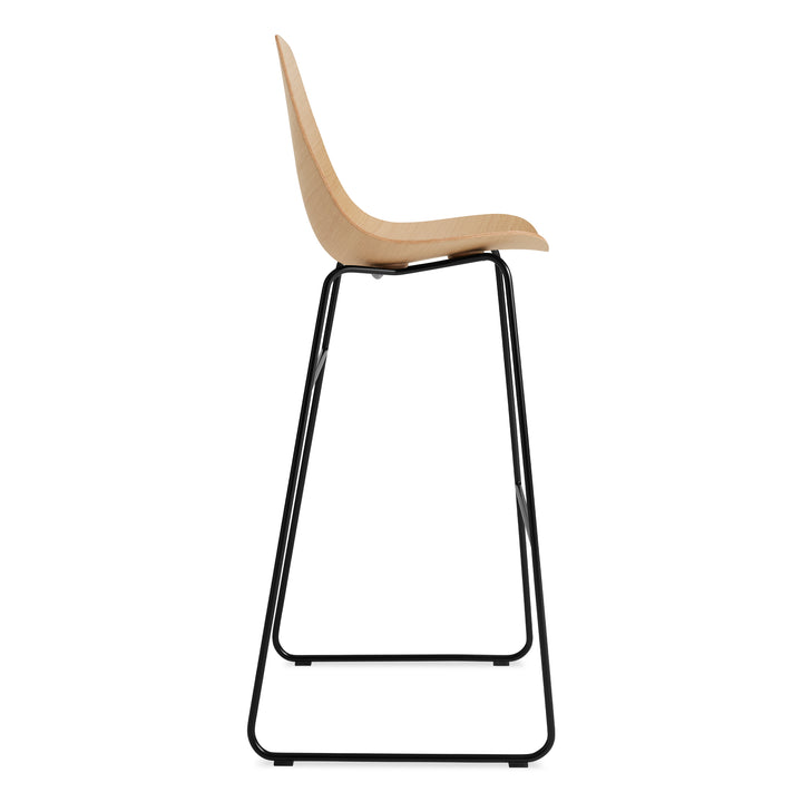 Clean Cut Barstool with Sled Leg