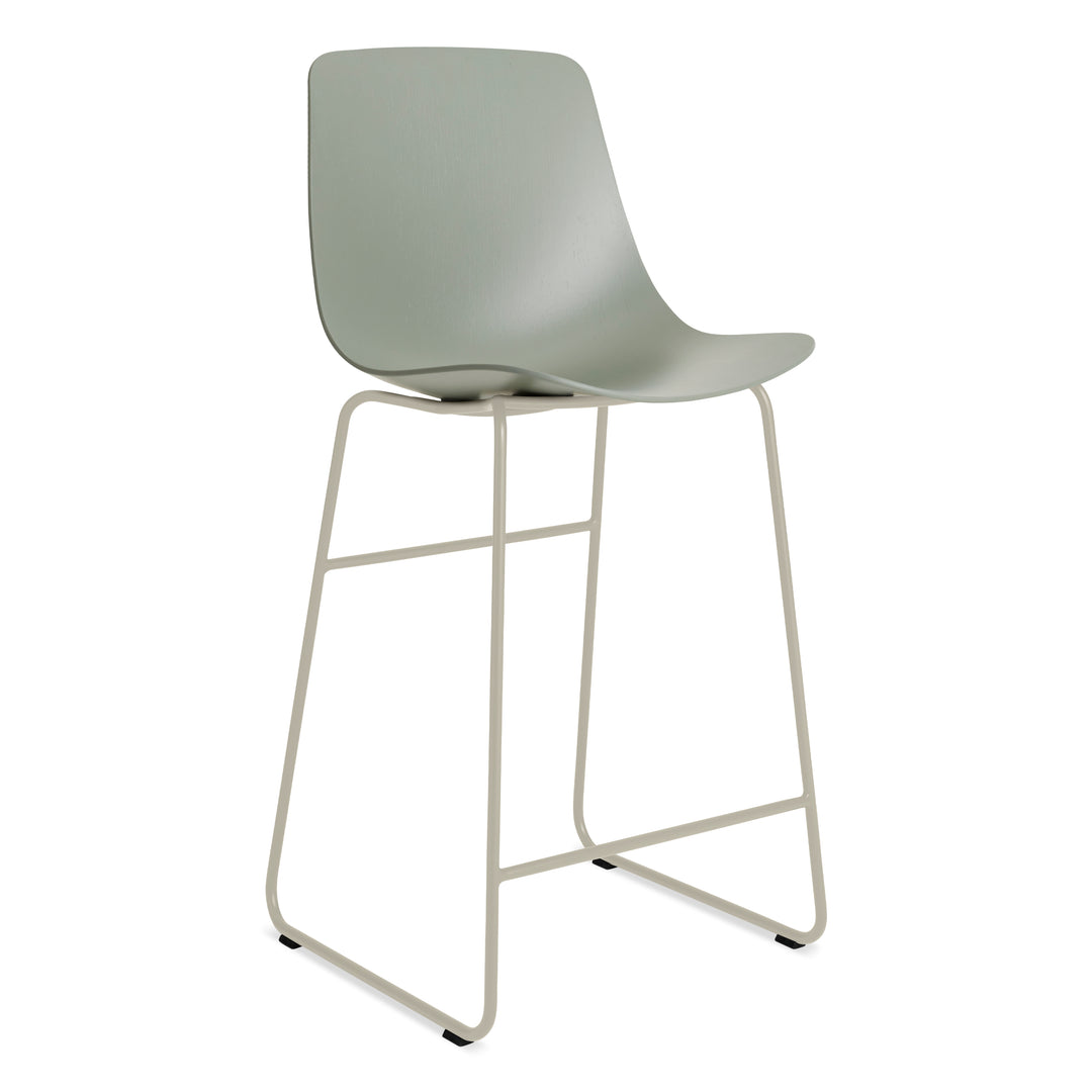 Clean Cut Counter Stool with Sled Leg
