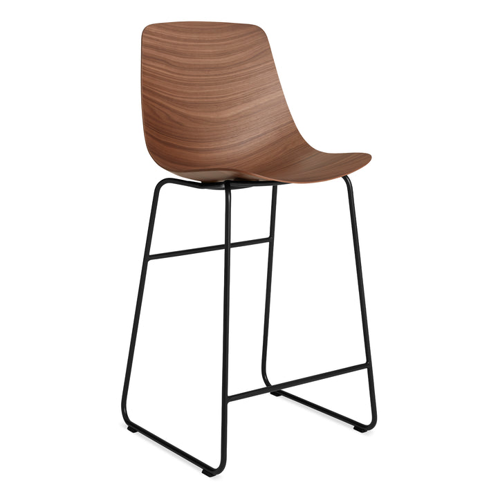 Clean Cut Counter Stool with Sled Leg