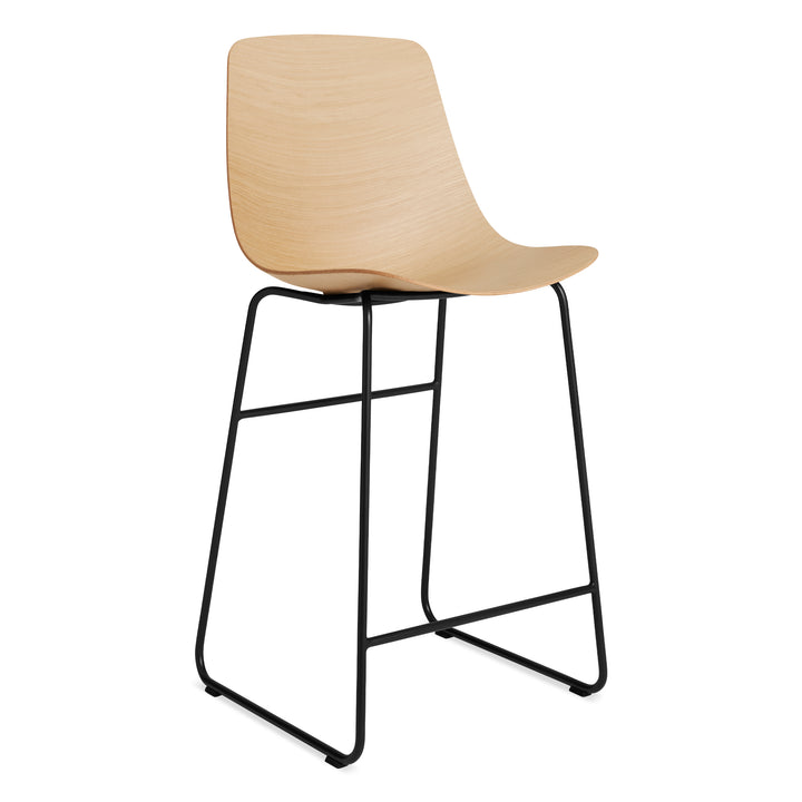 Clean Cut Counter Stool with Sled Leg