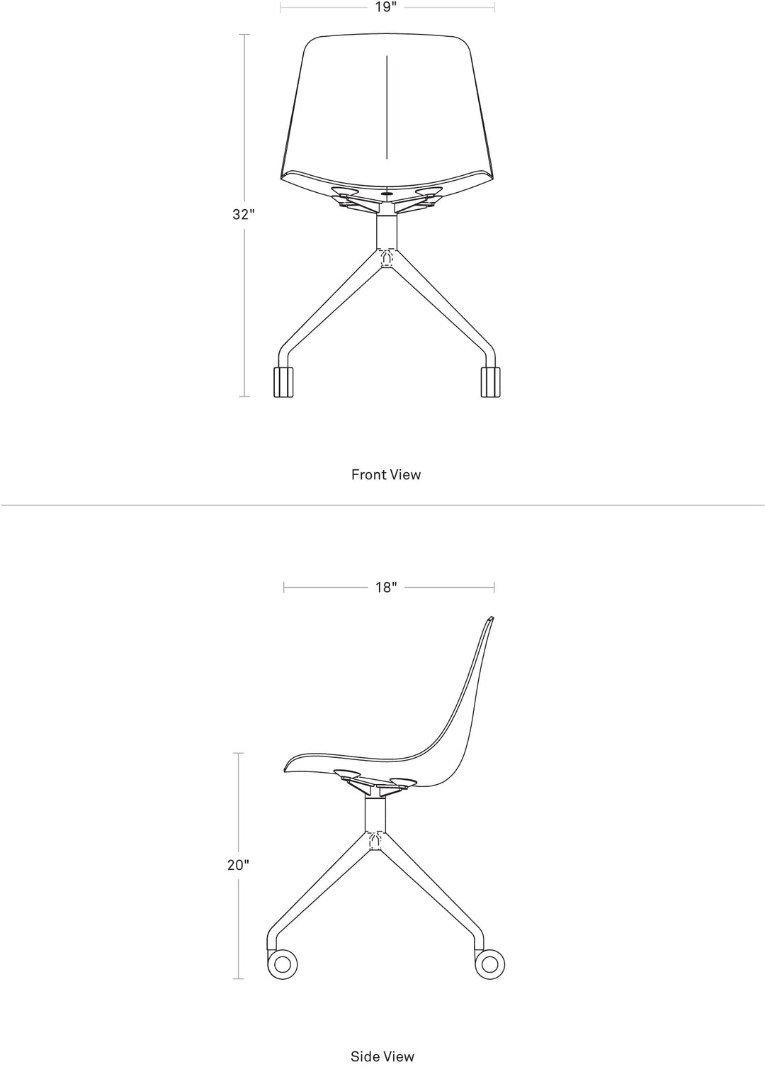 Clean Cut Task Chair