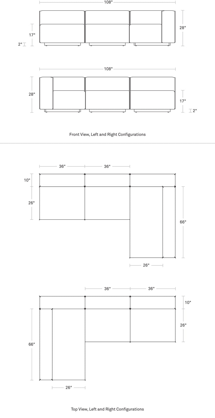 Cleon Medium Sectional Sofa