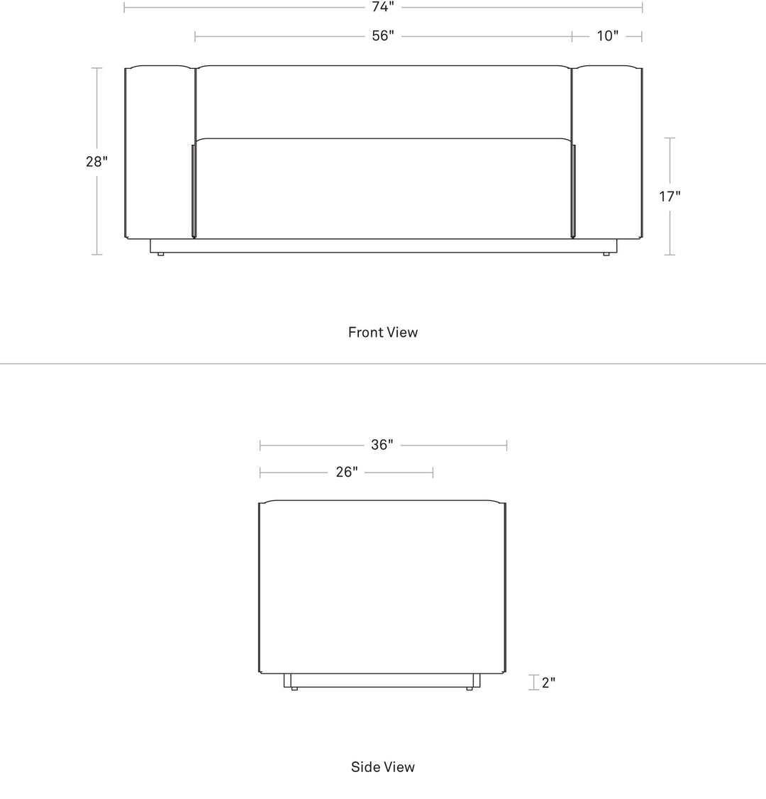 Cleon 74" Sofa