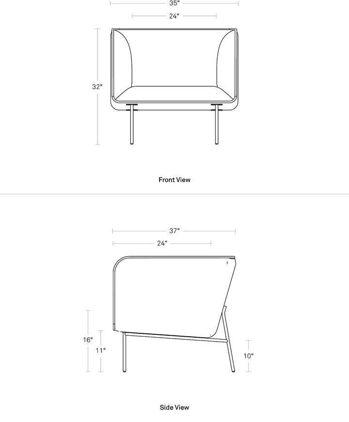 Dandy Leather Lounge Chair