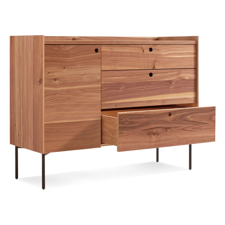 Peek 1 Door 3 Drawer Credenza