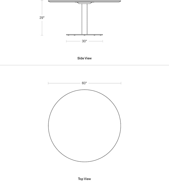 Easy 60" Dining Table