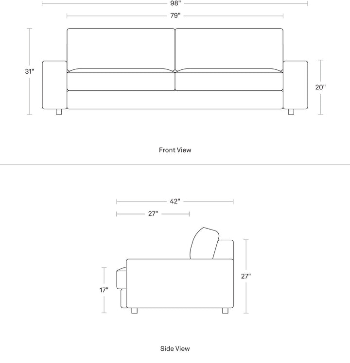 Esker 98'' Sofa