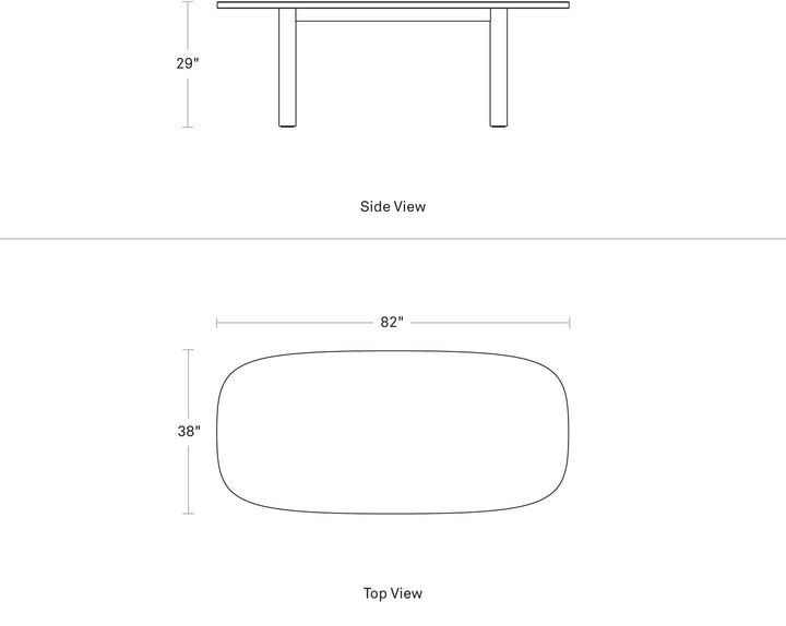 Good Times 82" Dining Table