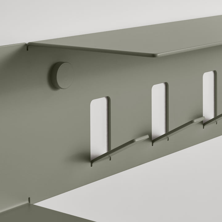 Hall Pass Wall Shelf with Hooks