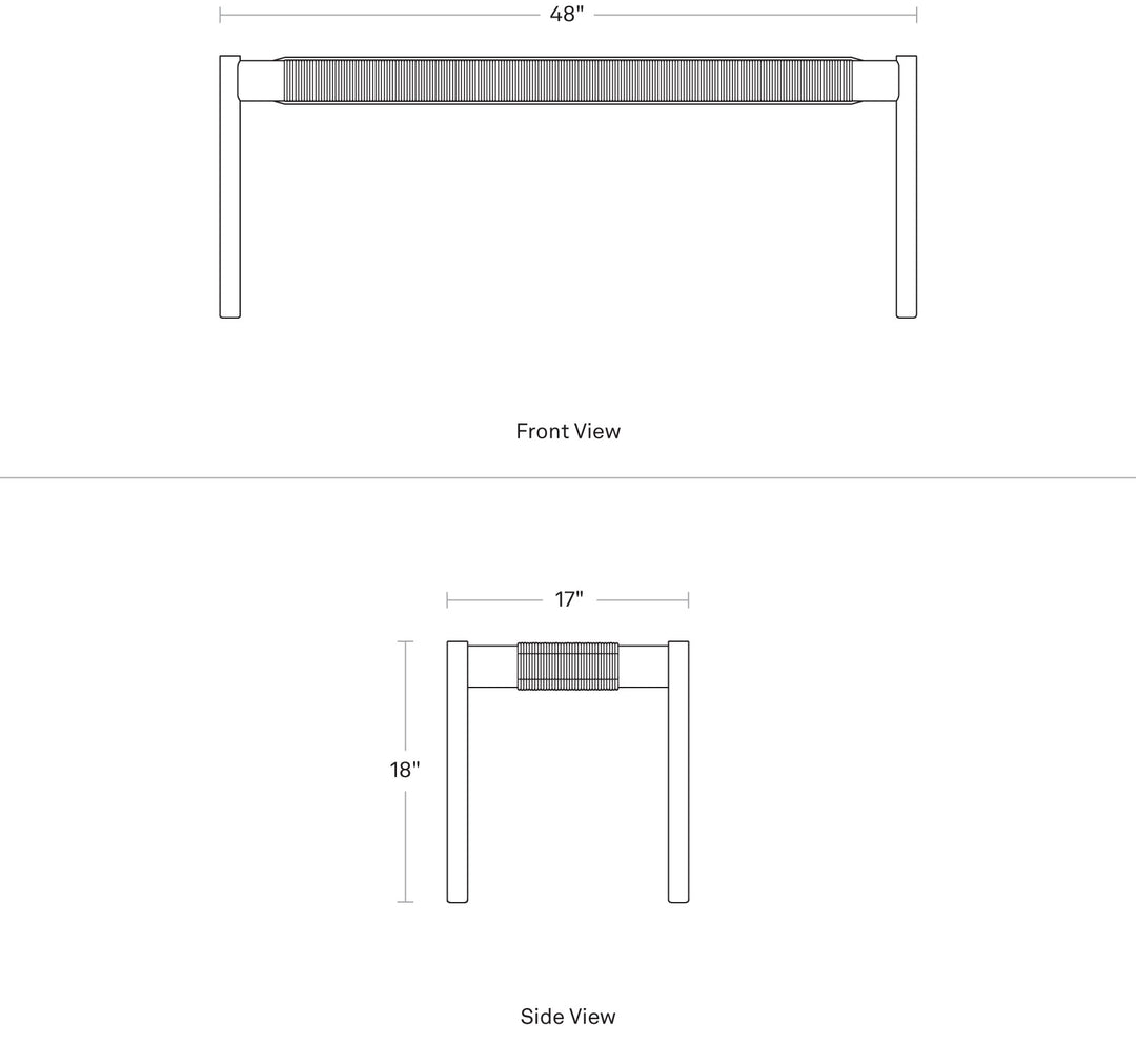 Invitation 48" Bench