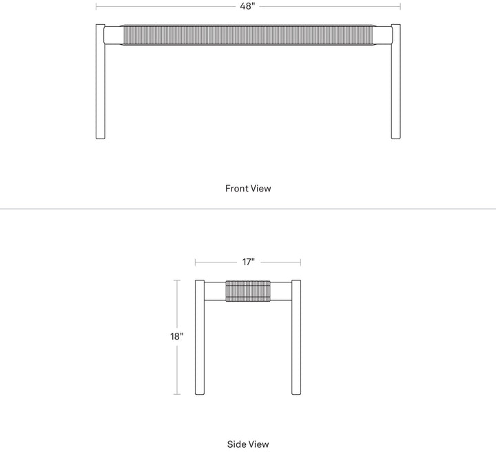 Invitation 48" Bench