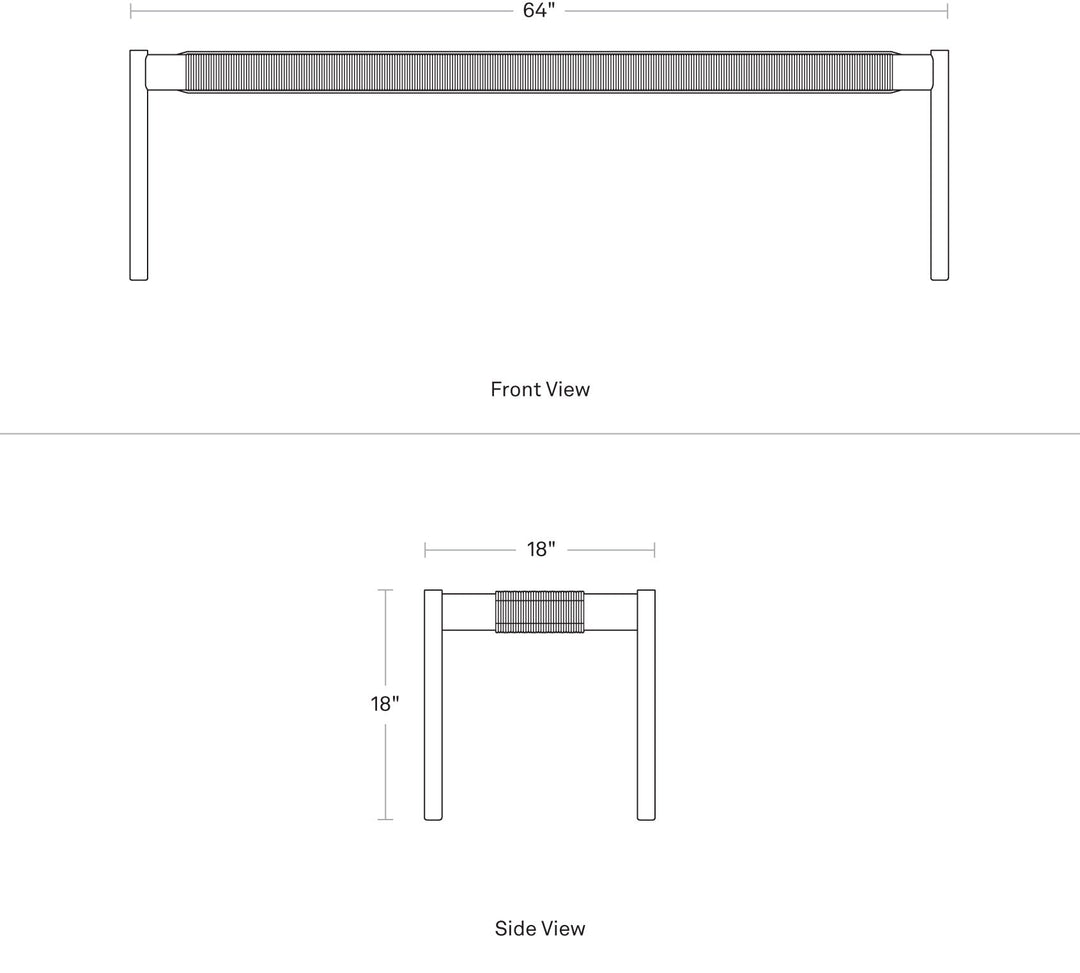 Invitation 64" Bench
