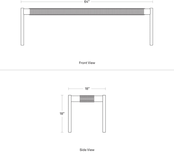 Invitation 64" Bench