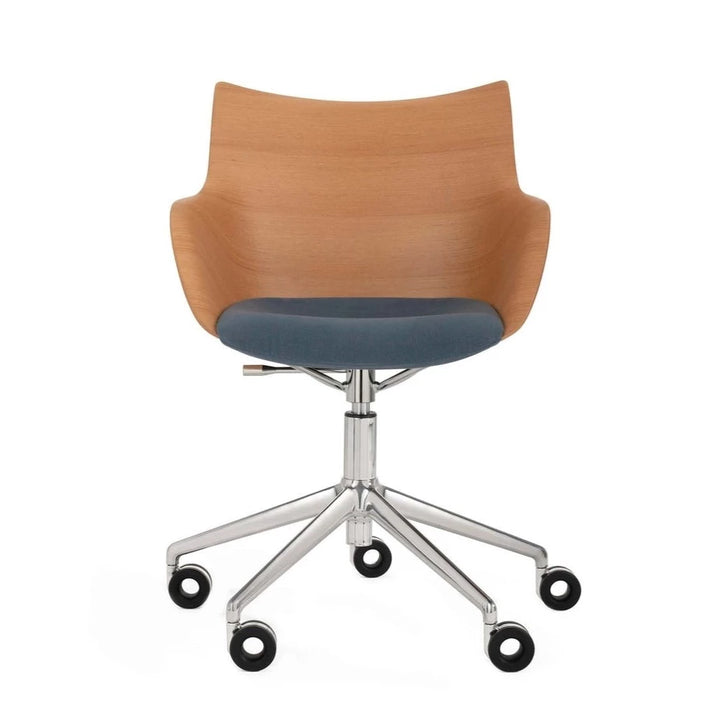 Q/Wood Swivel Armchair