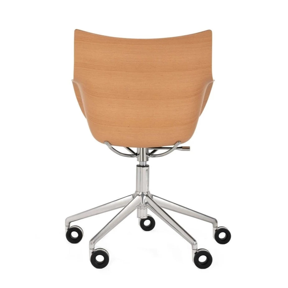 Q/Wood Swivel Armchair