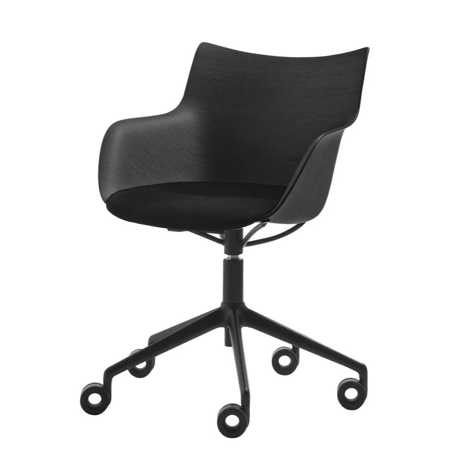 Q/Wood Swivel Armchair