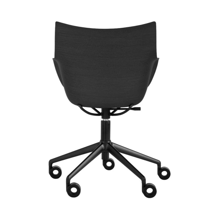 Q/Wood Swivel Armchair