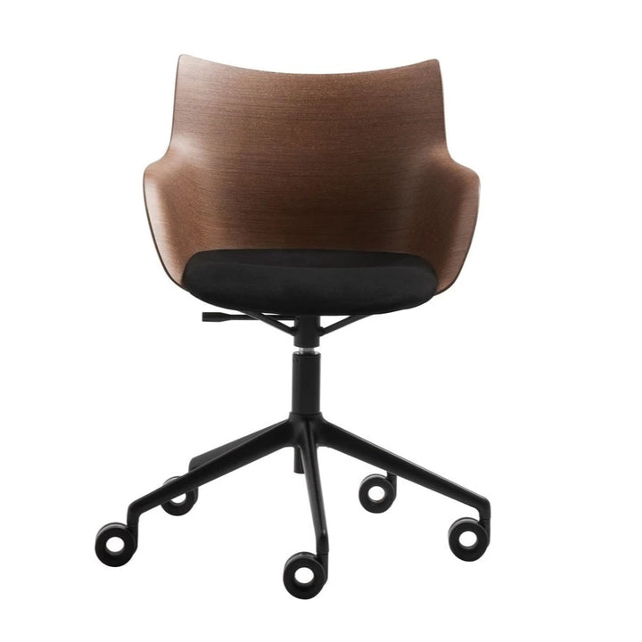 Q/Wood Swivel Armchair