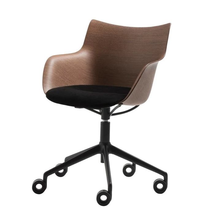 Q/Wood Swivel Armchair