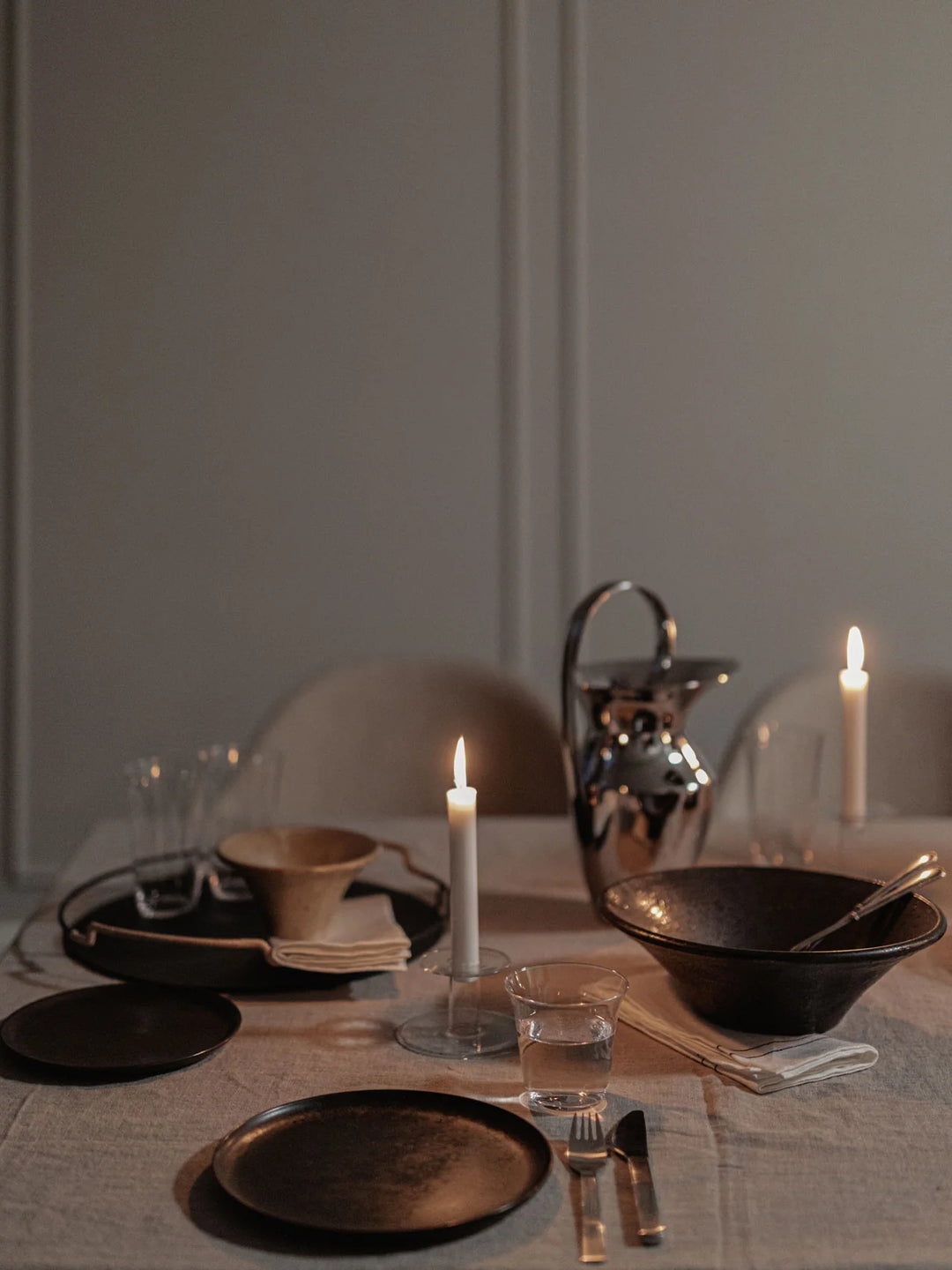 Abacus Glass Candle Holder