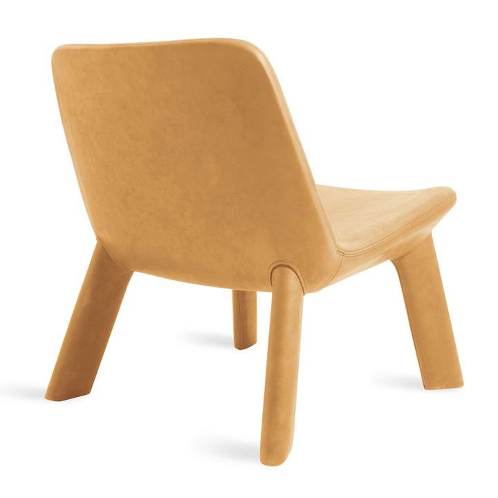 Neat Leather Lounge Chair