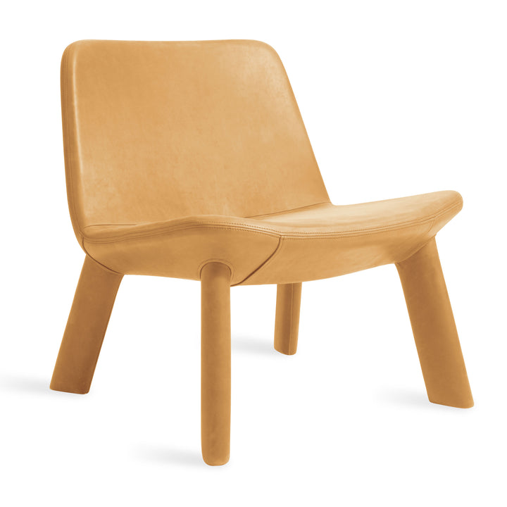 Neat Leather Lounge Chair