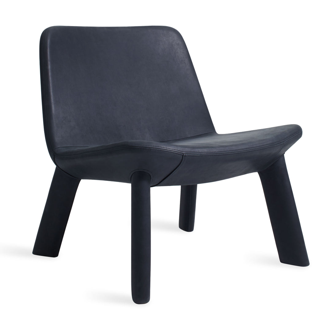Neat Leather Lounge Chair