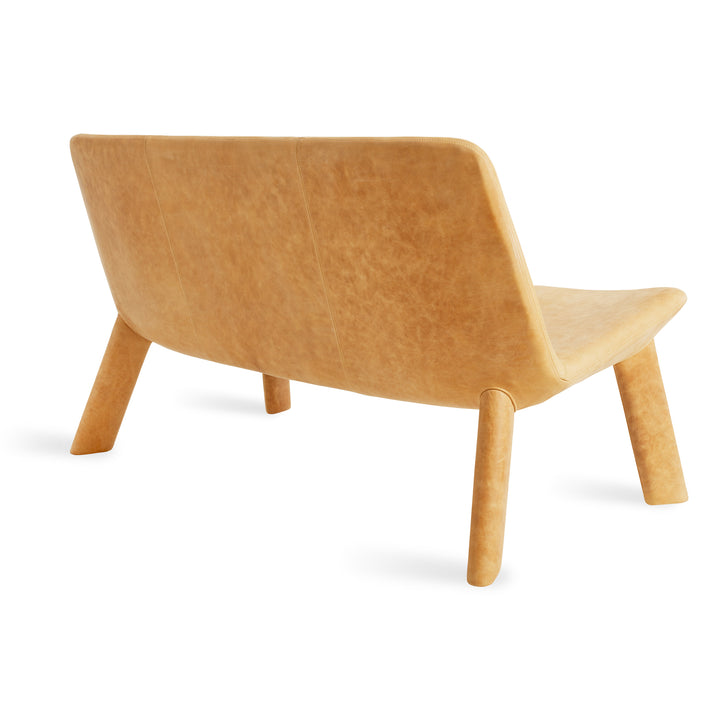 Neat Leather Settee