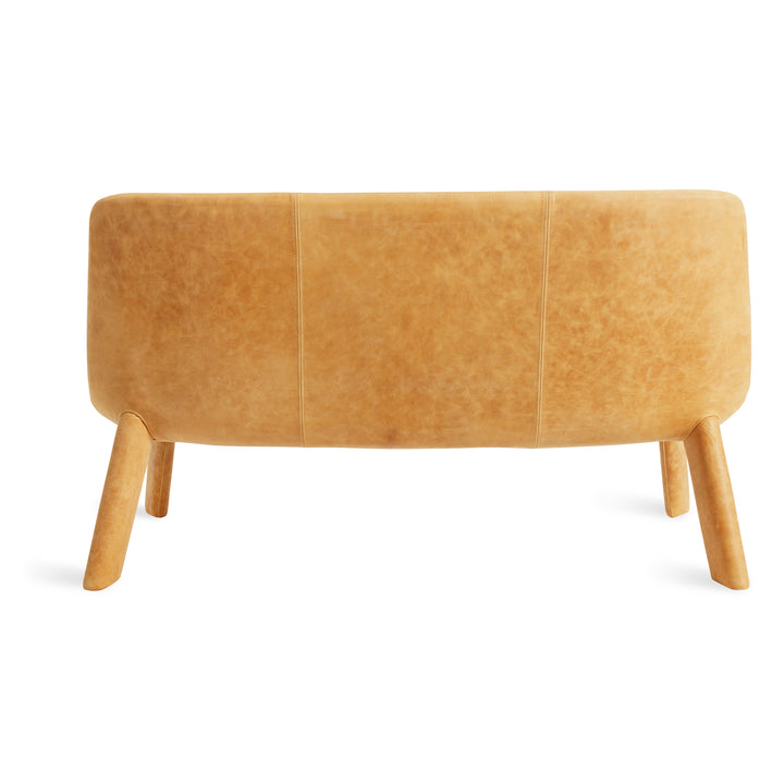 Neat Leather Settee