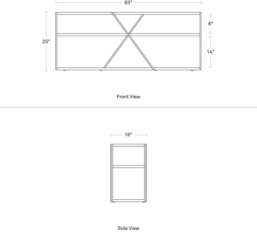 NeedWant Long and Low Shelving