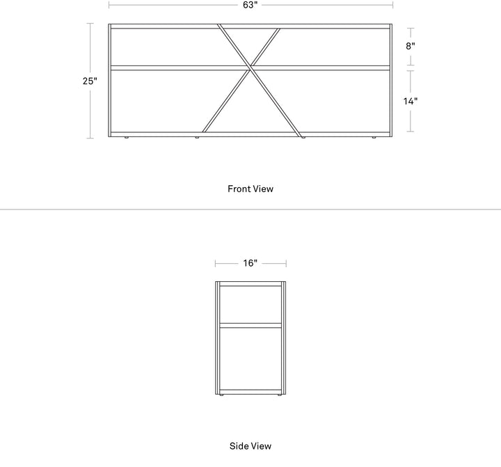 NeedWant Long and Low Shelving
