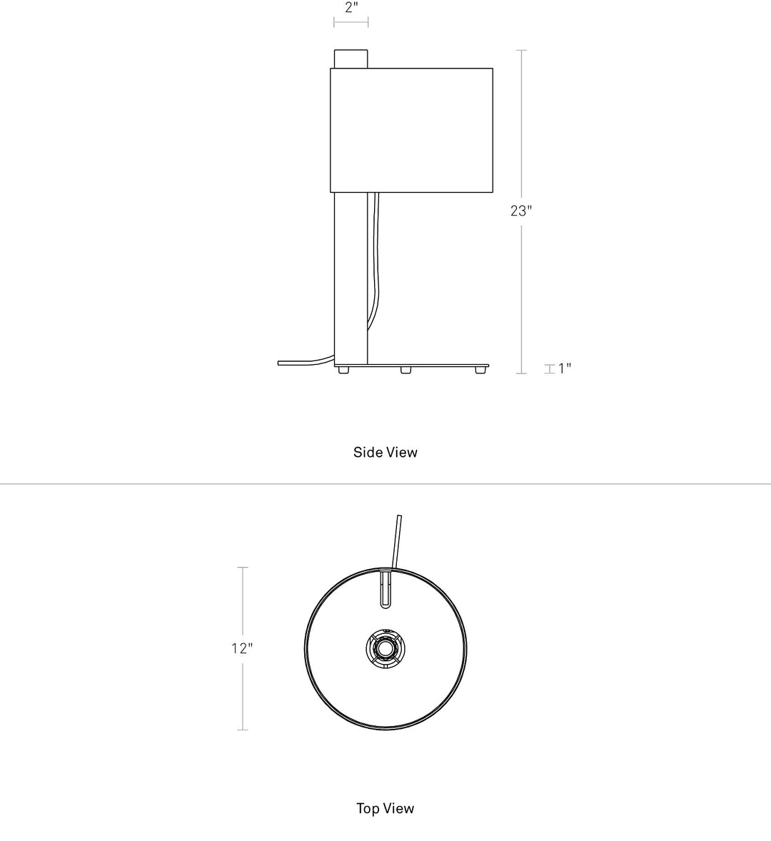 Note Table Lamp