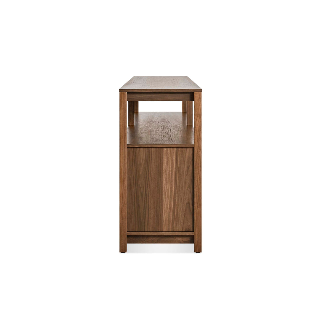 Open Plan Long and Low Bookcase with Storage