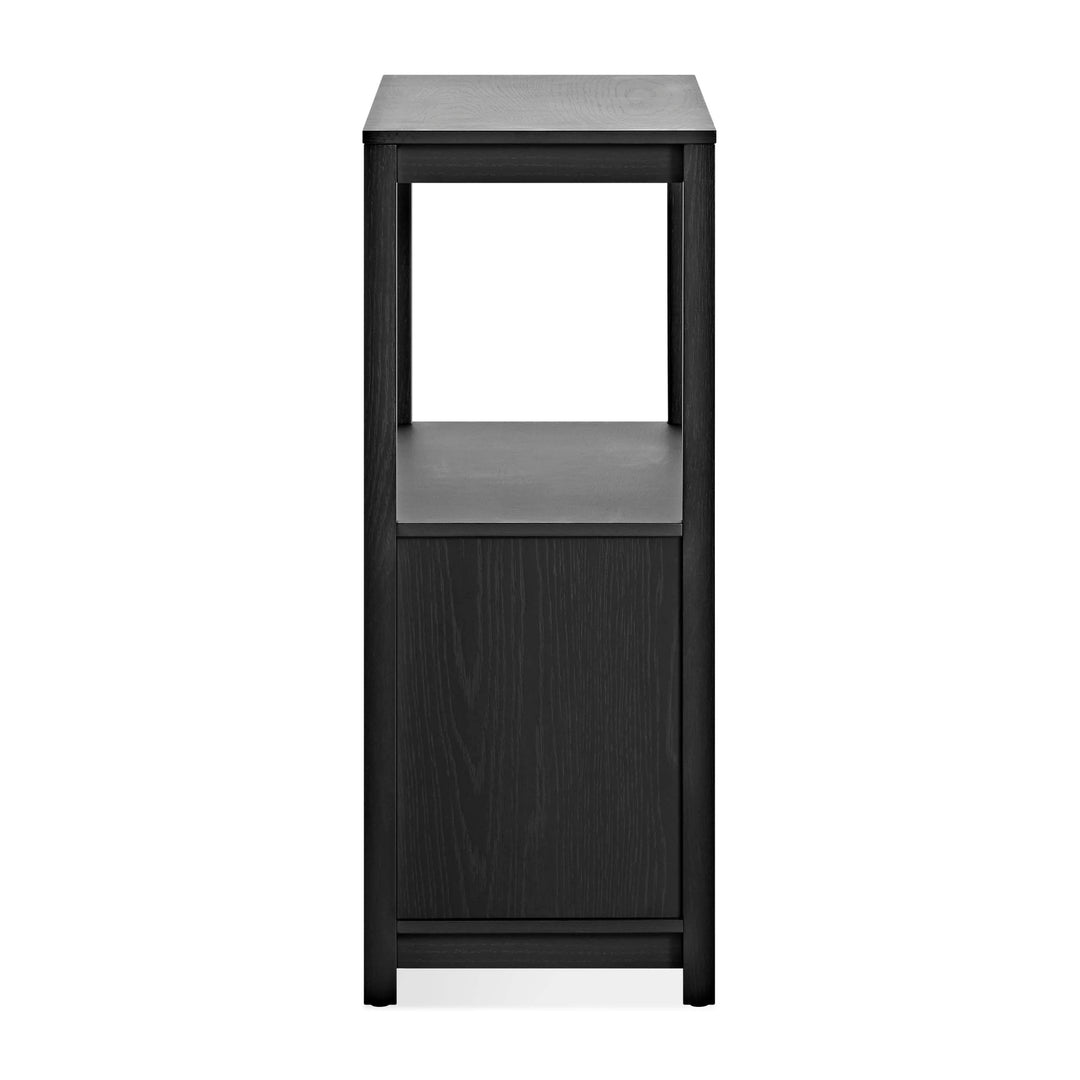 Open Plan Small Low Bookcase with Storage