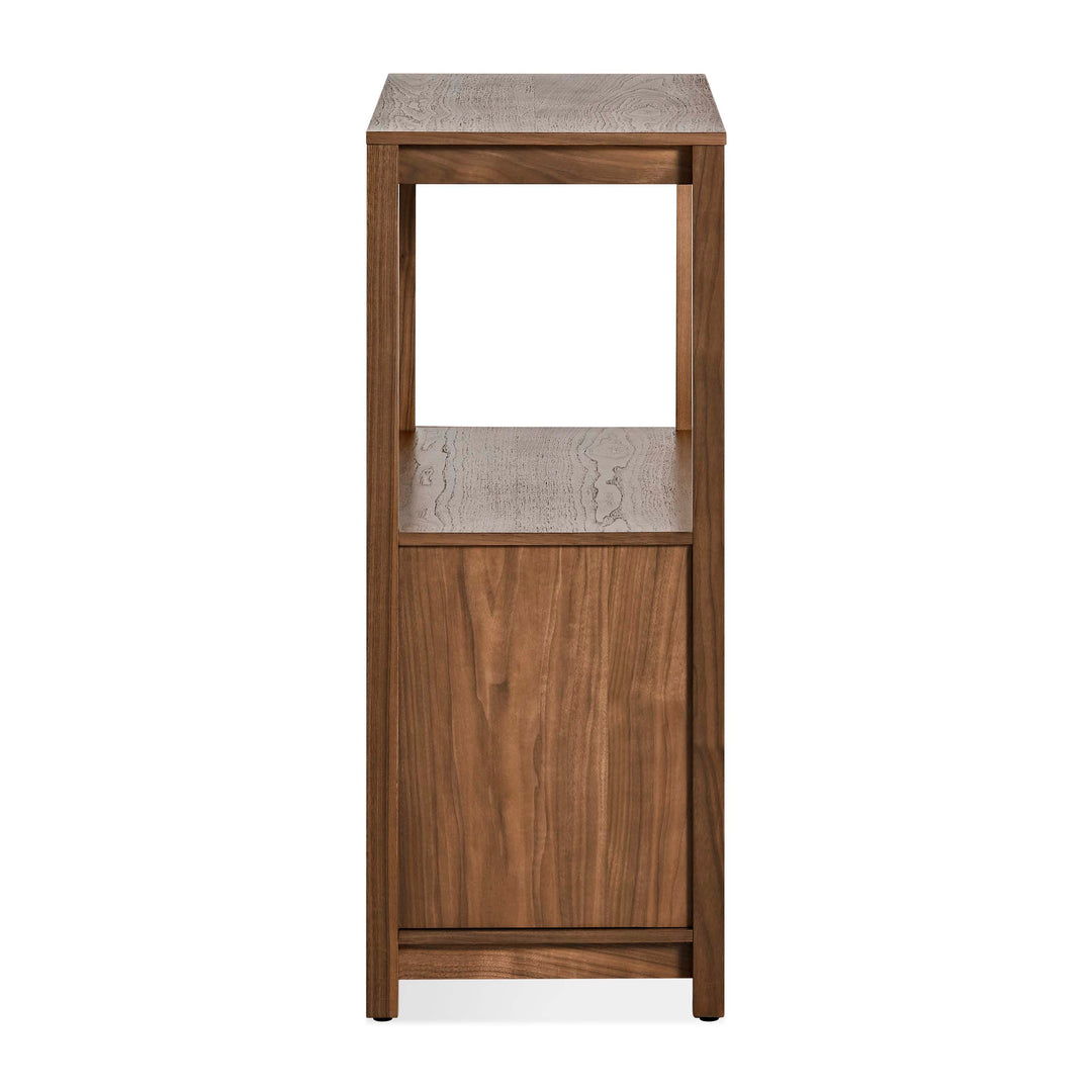 Open Plan Small Low Bookcase with Storage