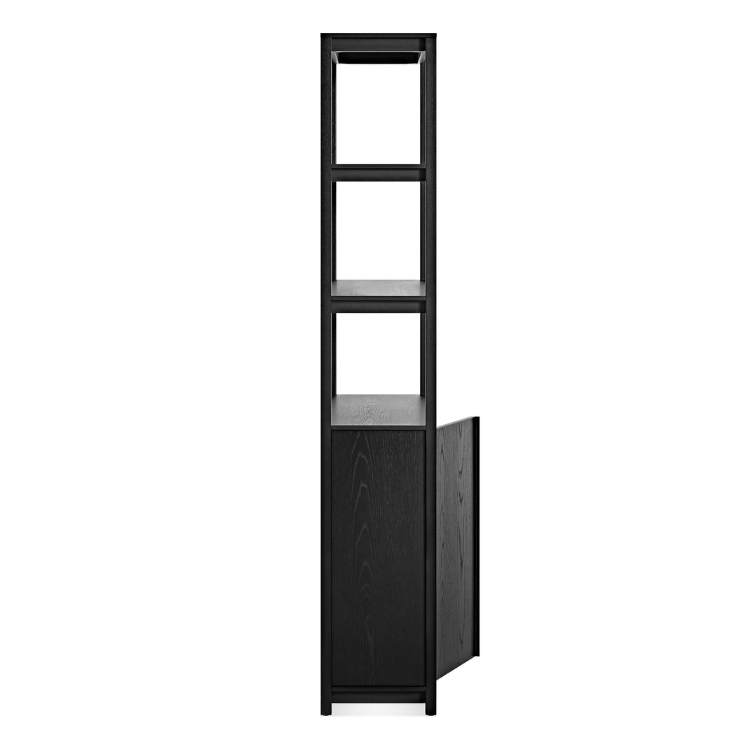 Open Plan Tall Bookcase with Storage