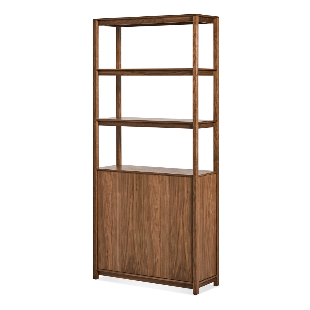 Open Plan Tall Bookcase with Storage