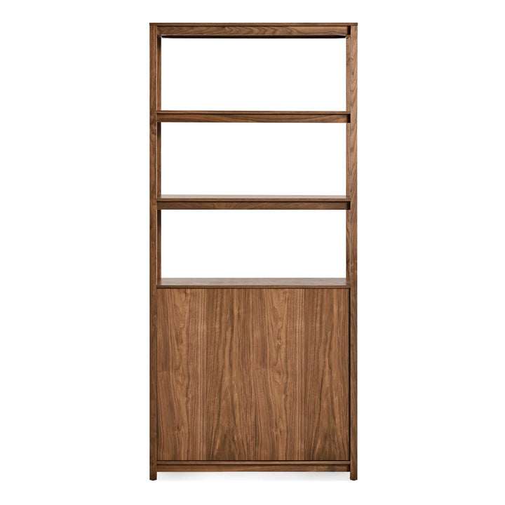 Open Plan Tall Bookcase with Storage