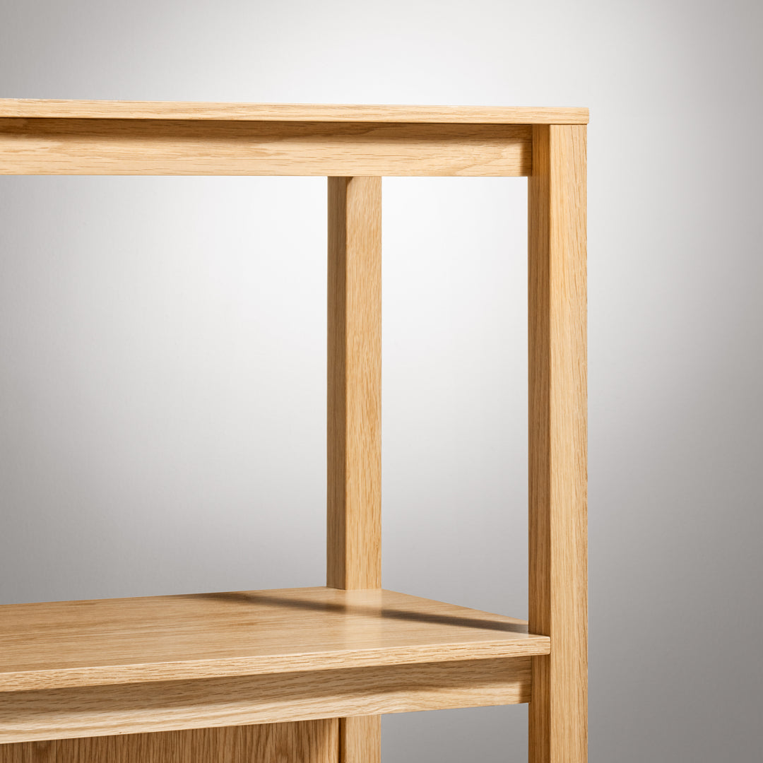 Open Plan Small Low Bookcase